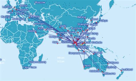 malaysian airlines europe destinations